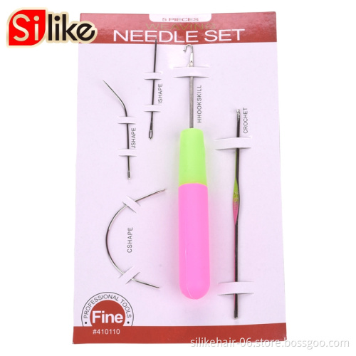 Plastic Handle Needles Crochet Hook Synthetic Dreadlock Braids Hook Needle  Synthetic Braids Hair Extension Crochet Hook Needle